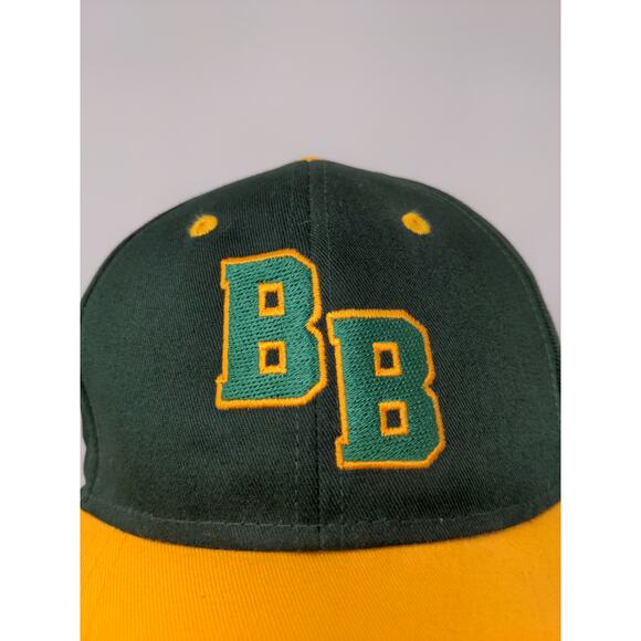 OTTO Strapback Hat Embroidered BB Logo OSFM Green Yellow Adjustable - Picture 4 of 10